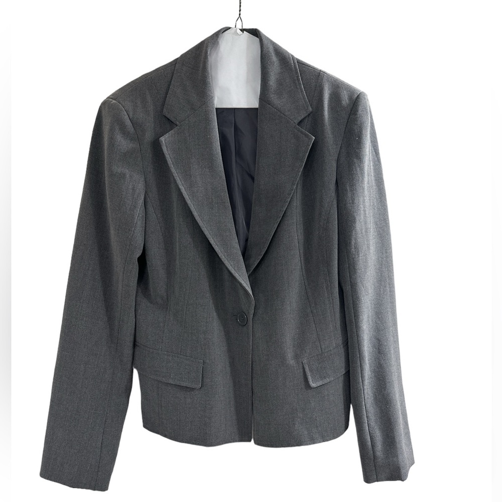 Express gray woman suit jacket/blazer